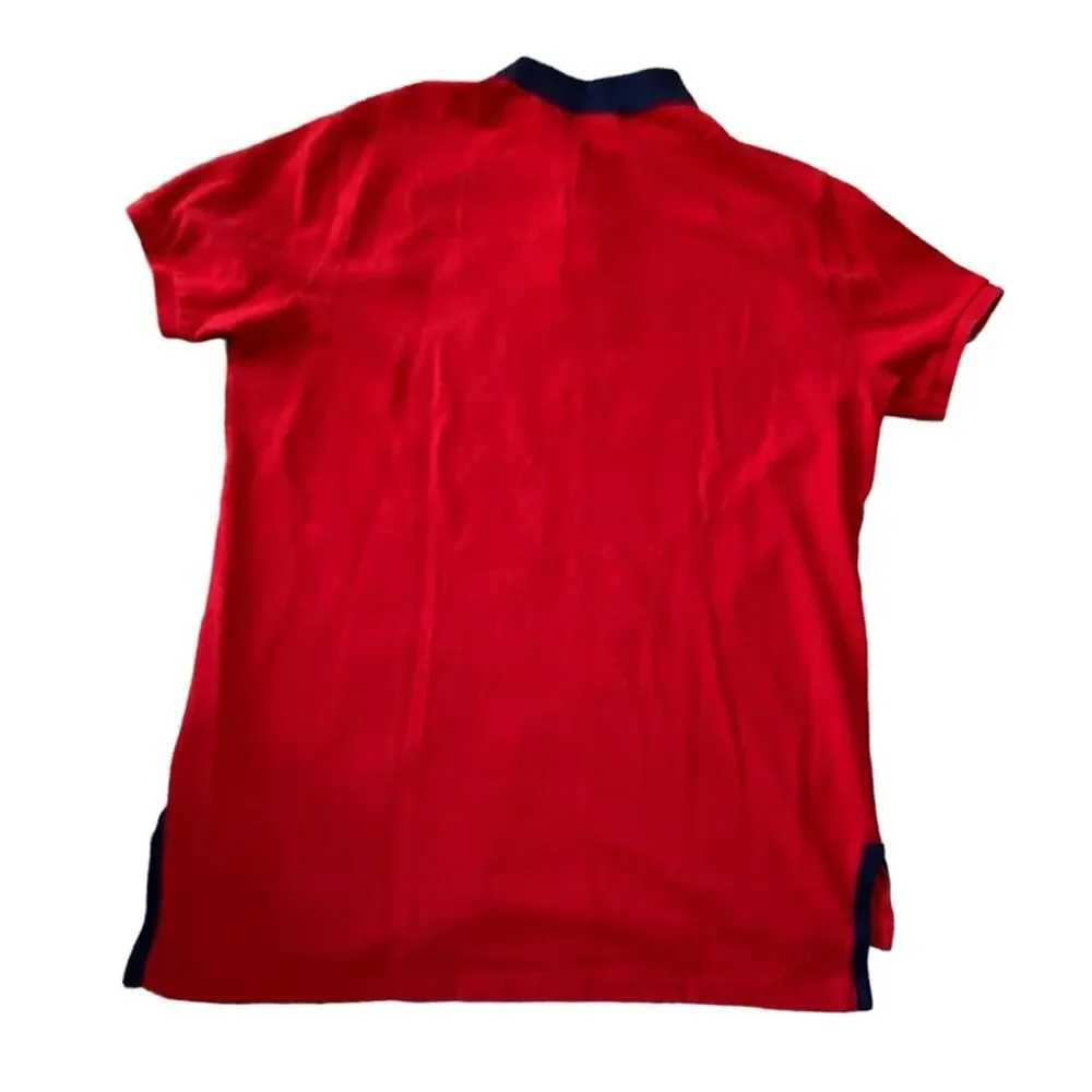 Polo Ralph Lauren Mens Large custom fit large jockey red new york 90s blue prep